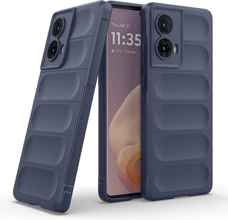 Cover Alive Back Cover for MOTOROLA G85 5G(Blue, Camera Bump Protector, Pack of: 1)