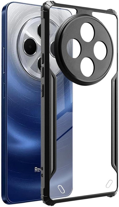 JPMOBILECASE Pouch for Mi Redmi A4 5G / Redmi 14C 5G / Poco C75 5G(Transparent, Camera Bump Protector, Plastic, Pack of: 1)
