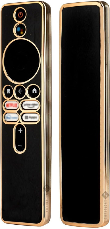 ivee international Back Cover for Leather TV Remote Cover Compatible with Xiaomi 4k,43 inch,OLED 55 inch,5A 32/40(Black, Flexible, Pack of: 1)