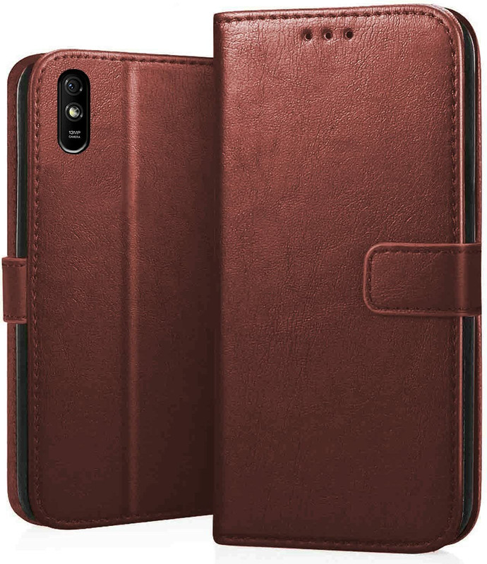 SoftTech Back Cover for Realme C2(Brown, Dual Protection, Pack of: 1)