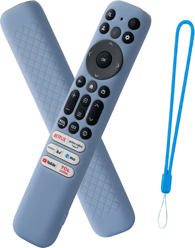 ivee international Back Cover for LG Smart TV Remote LG MR25GA Full Wrap Protective Case(Blue, Dual Protection, Silicon, Pack of: 1)