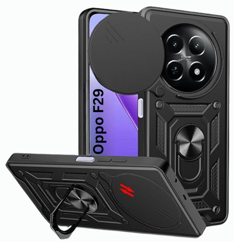 Fablue Back Cover for vivo T4 5G(Black, Rugged Armor, Fiber, Pack of: 1)