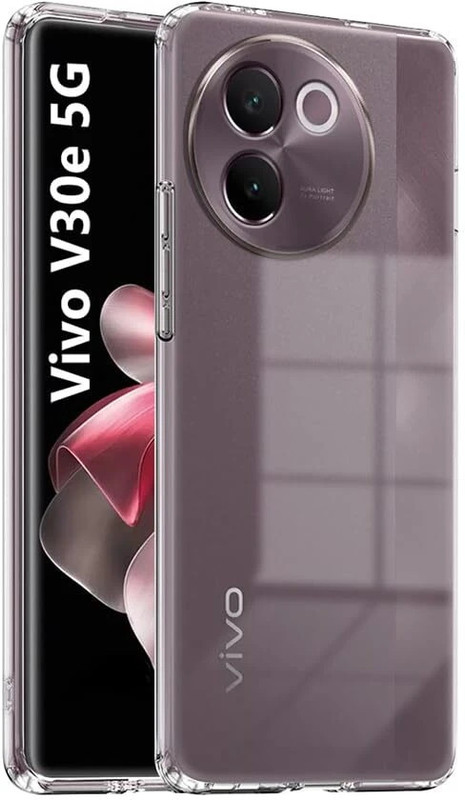 King Maker Back Cover for vivo V30e 5G(Transparent, Flexible, Pack of: 1)