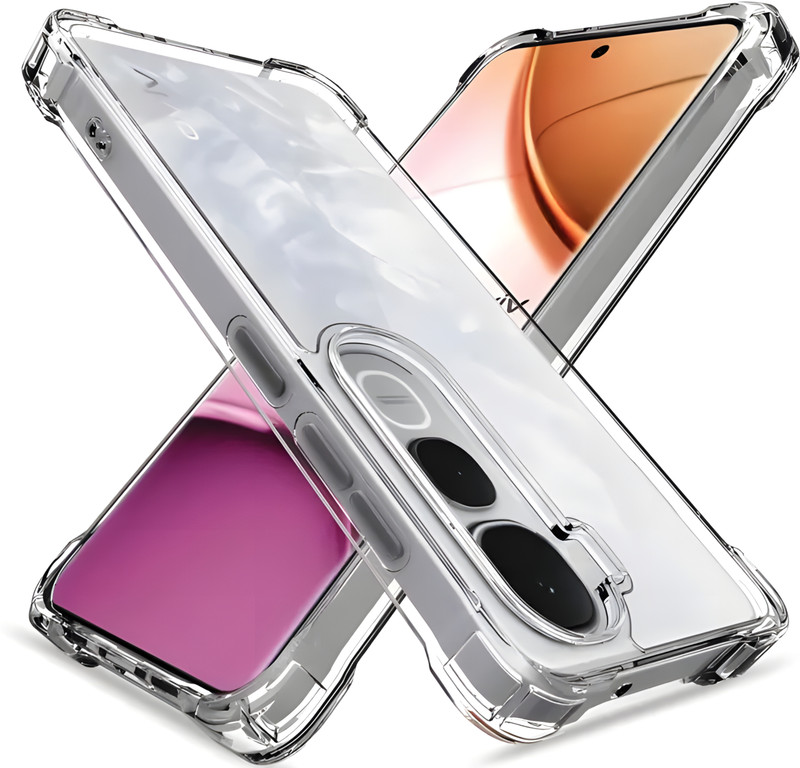 Sarju Pouch for vivo Y400 Pro 5G-BM117(Transparent, Flexible, Rubber, Pack of: 1)