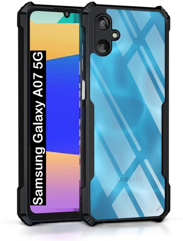 Pattern Creations Pouch for Samsung Galaxy A07 5G(Black, Grip Case, Polycarbonate)