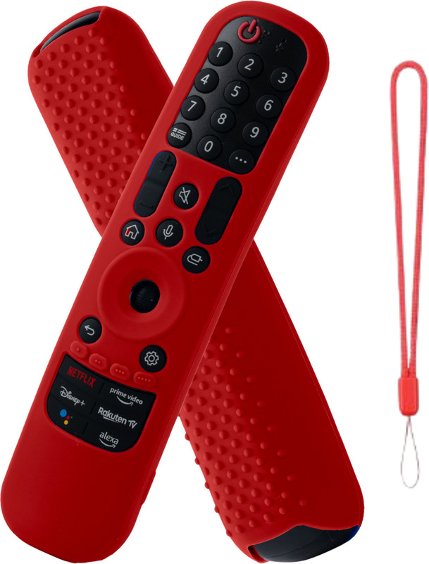 ivee international Back Cover for LG AN-MR21GA , MR22GA , MR23GA , Magic Remote Case(Red, Dual Protection, Silicon, Pack of: 1)