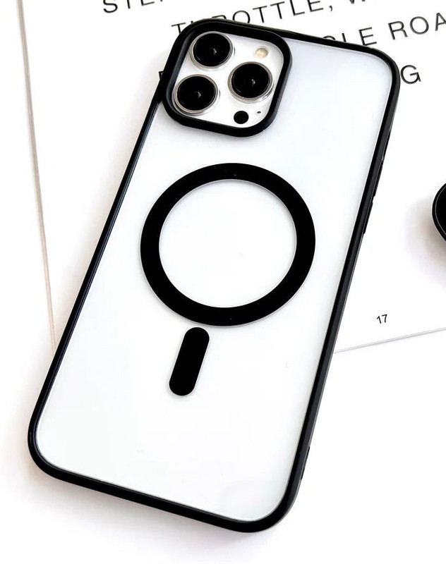 Aeidess Back Cover for Apple iPhone 13(Black, Magsafe, Pack of: 1)