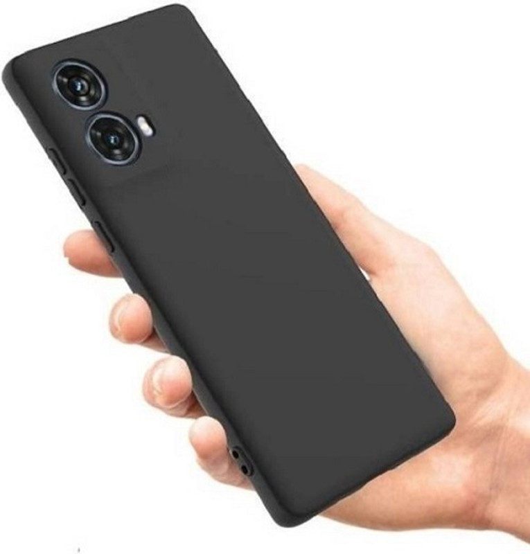 Doubledicestore Back Cover for Motorola G96 5G, Moto G96 5G(Transparent, Black, Shock Proof, Pack of: 1)