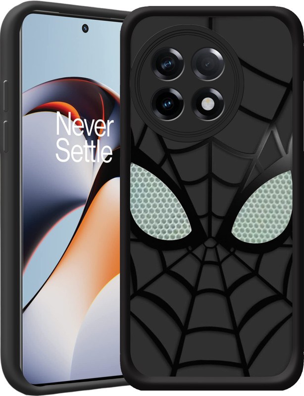 CASORA Back Cover for Matte Printed Designer Case for Oneplus NORD CE 5 , HD Spidey Web Print Back Cover(Black, 3D Case, Silicon, Pack of: 1)
