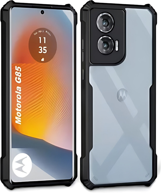 Mobtech Pouch for Moto G96 5G, Motorola G96 5G, MOTOROLA G85 5G, MOTOROLA G85 5G(Transparent, Grip Case, Rubber, Plastic, Pack of: 1)
