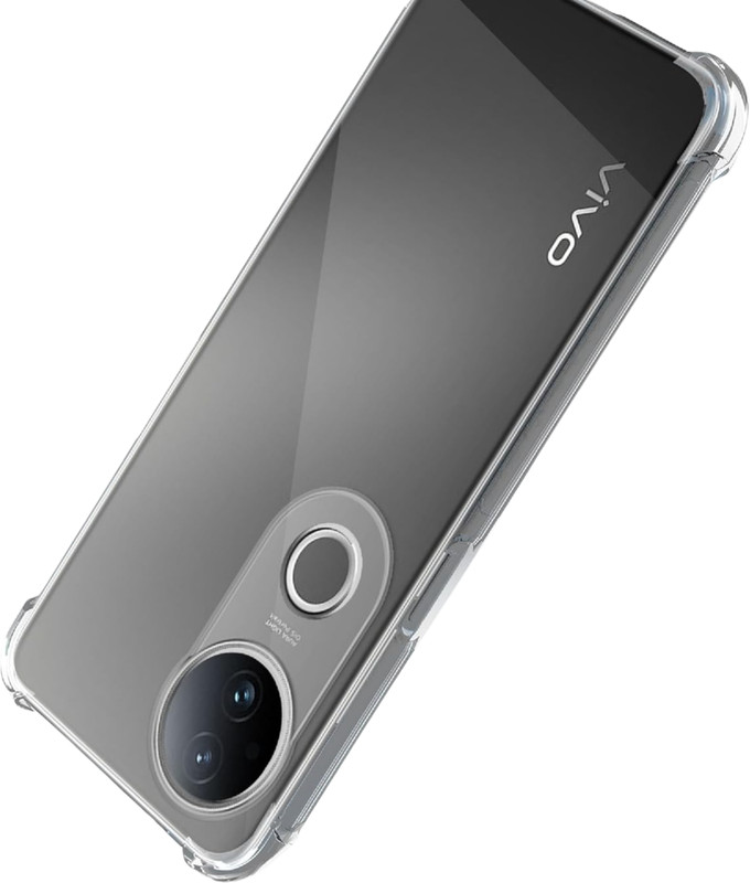 Skyforce Pouch for Vivo T4R, vivo V50 5G-BM17(Transparent, Shock Proof, Rubber, Pack of: 1)