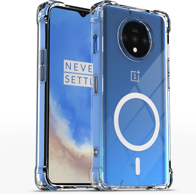 Ricka Back Cover for ONEPLUS 11R(Transparent, Grip Case, Rubber, Pack of: 1)
