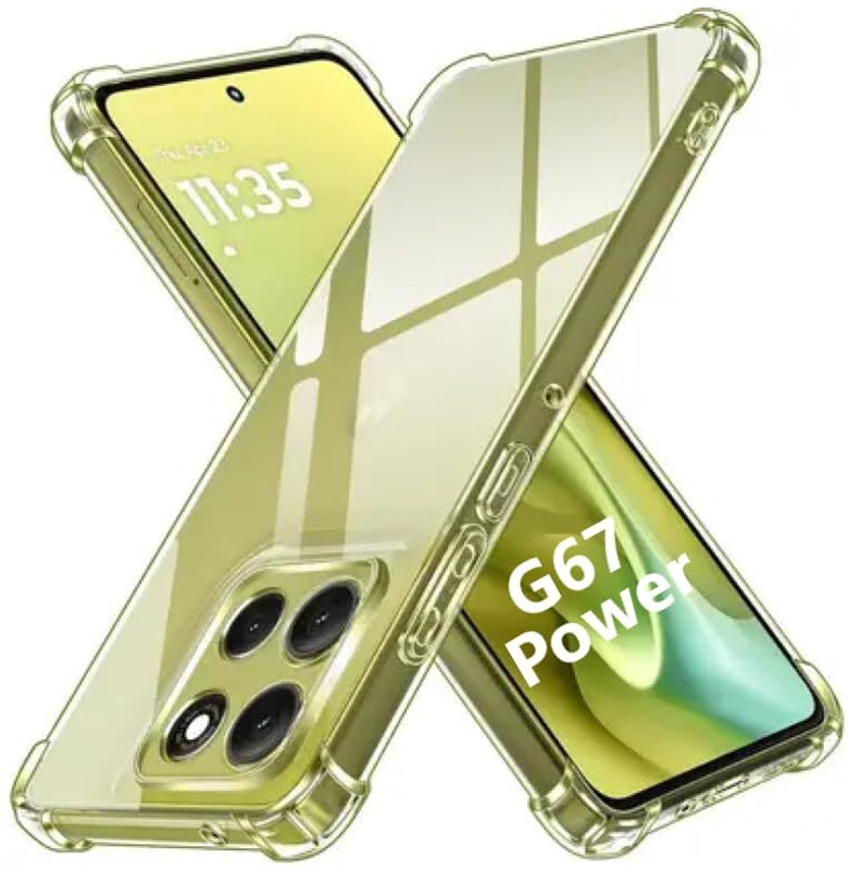 TheApallio Back Cover for Motorola Moto G57 Power 5G(Transparent, Camera Bump Protector, Rubber, Plastic, Pack of: 1)