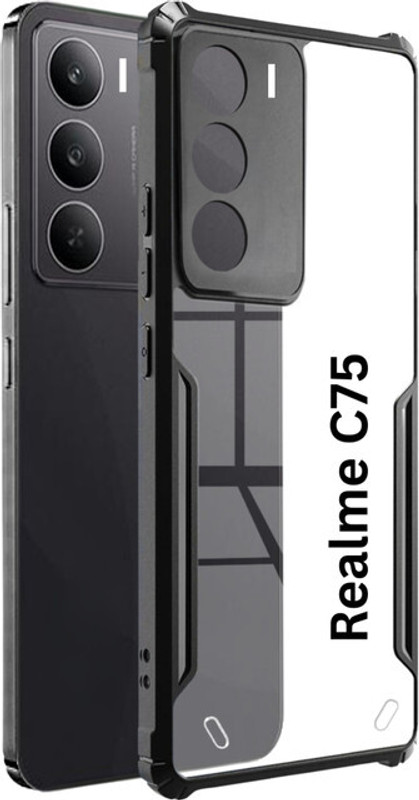 Asprint Pouch for realme C75 5G(Transparent, Grip Case, Thermoplastic Polyurethane)