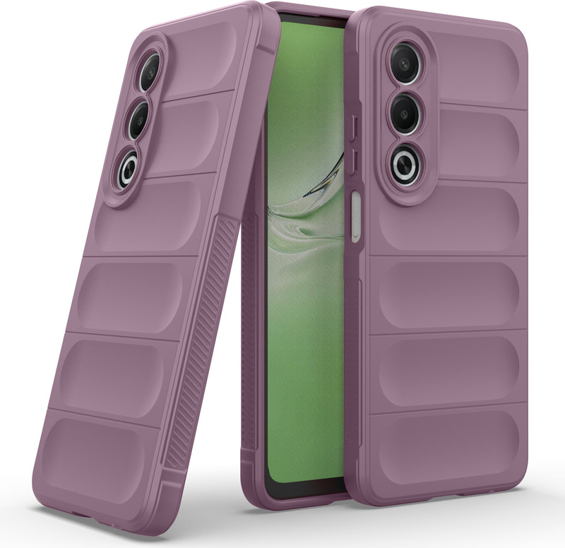 GLOBAL NOMAD Back Cover for OPPO K12x 5G(Purple, 3D Case, Silicon, Pack of: 1)