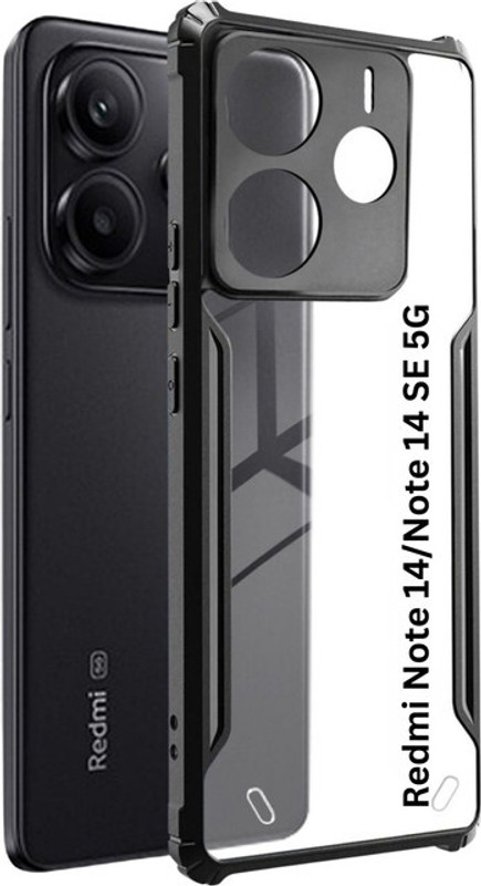 BBSWOOD Pouch for Redmi Note 14 SE 5G(Transparent, Grip Case, Thermoplastic Polyurethane)