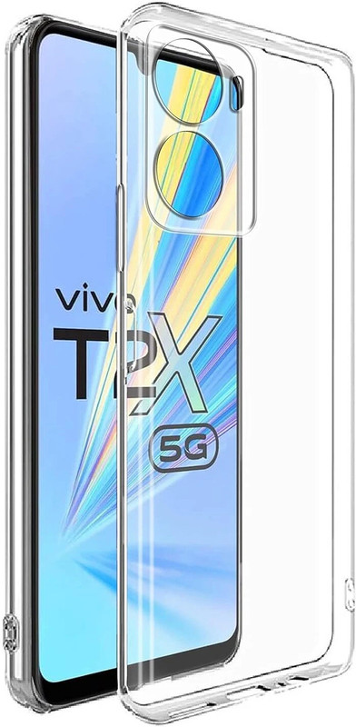 Caseroy Back Cover for vivo T2x 5G, Vivo T2x, Vivo Y56 5G, Vivo Y56, vivo Y16, vivo Y16(Transparent, Flexible, Pack of: 1)