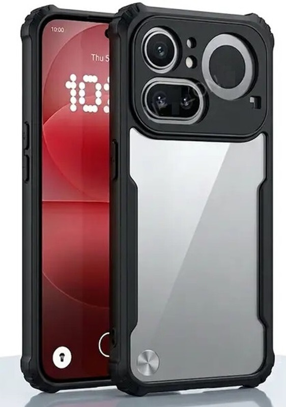 KGL KING Pouch for Nothing Phone (4a) Pro, Nothing Phone 4a Pro(Black, Transparent, Grip Case, Plastic, Pack of: 1)
