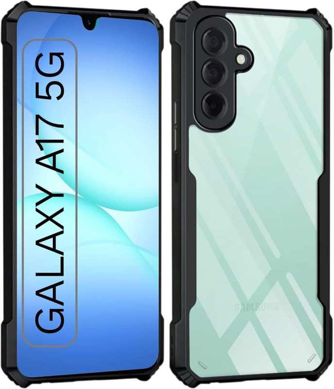 JPMOBILECASE Pouch for Samsung Galaxy A17 5G, Samsung A17 5G(Transparent, Camera Bump Protector, Plastic, Pack of: 1)