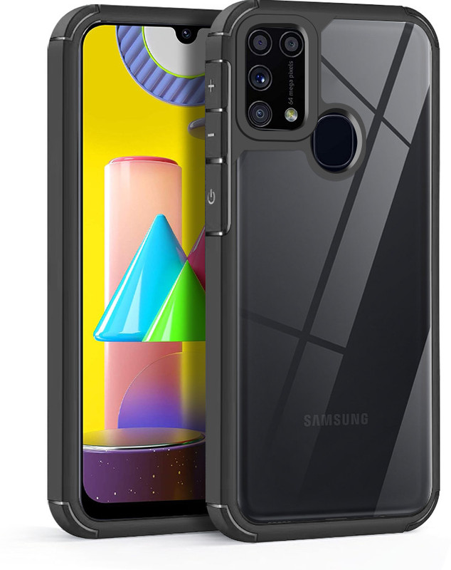 TheApallio Back Cover for Samsung Galaxy F17 5G(Black, Camera Bump Protector, Pack of: 1)