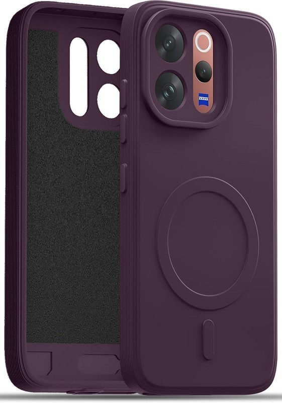 GLOBAL NOMAD Back Cover for vivo V70, vivo V70 Elite, vivo v70 5G(Purple, Flexible, Silicon, Pack of: 1)