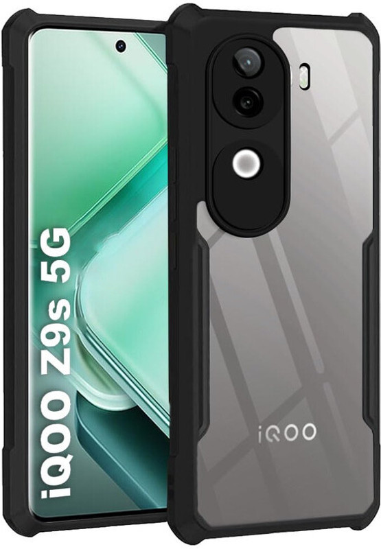 PROLEVEL Pouch for iQOO Z9s 5G -a10(Black, Dot View, Rubber, Plastic, Pack of: 1)