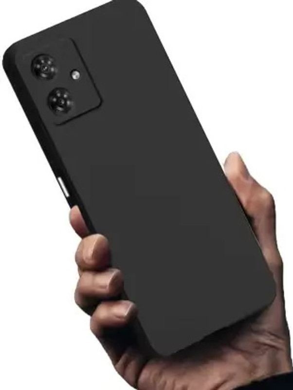 filbay Pouch for Moto G54 5G(Black, Matte Finish, Rubber, Pack of: 1)