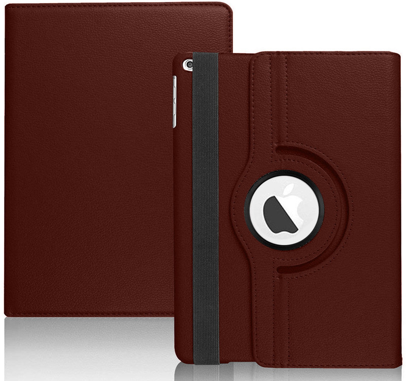 Casotec Flip Cover for iPad 9.7 inch 5th, iPad 9.7 inch 6th Gen Air 1, 6th Gen Air 2/A1822/A1823/A1893/A1954(Brown, Pack of: 1)