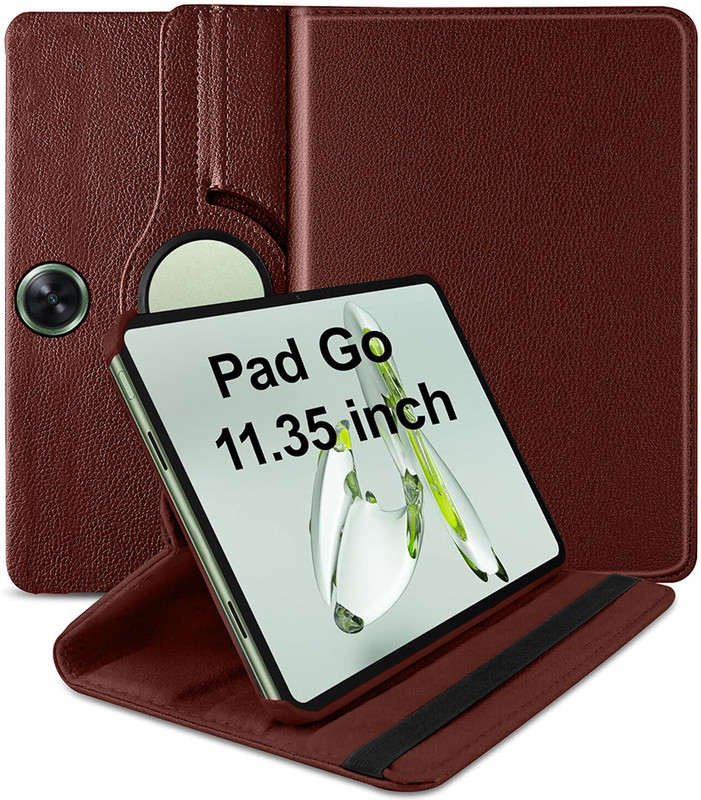 Casotec Flip Cover for OnePlus Pad Go 11.35 inch(Brown, Pack of: 1)