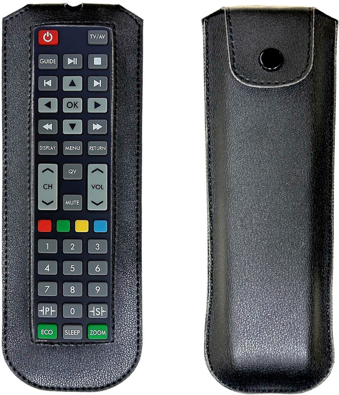 Gizmofreaks Flip Cover for Remote of Videocon LED / LCD / Universal Remote ( V - 2BG )(Black, Artificial Leather, Pack of: 1)