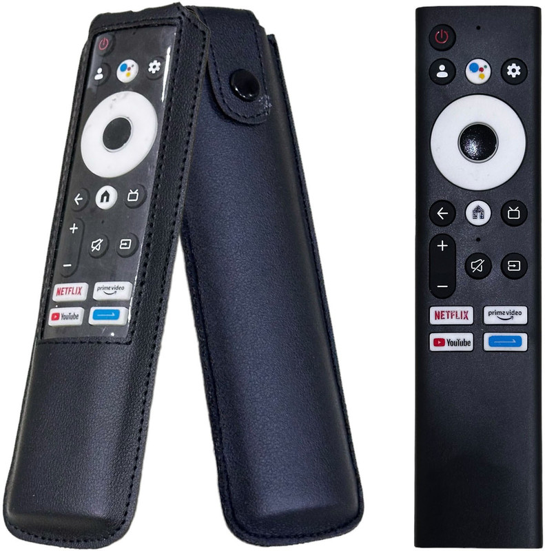 Gizmofreaks Pouch for Karbonn Kohinoor Series HD Ready Smart A+ LED Google TV Remote Control Case(Black, Artificial Leather, Pack of: 1)