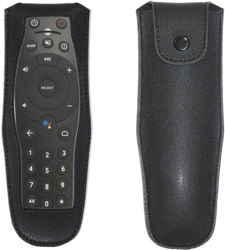 Gizmofreaks Flip Cover for Remote of Tata Sky Binge Plus(Black, Artificial Leather, Pack of: 1)