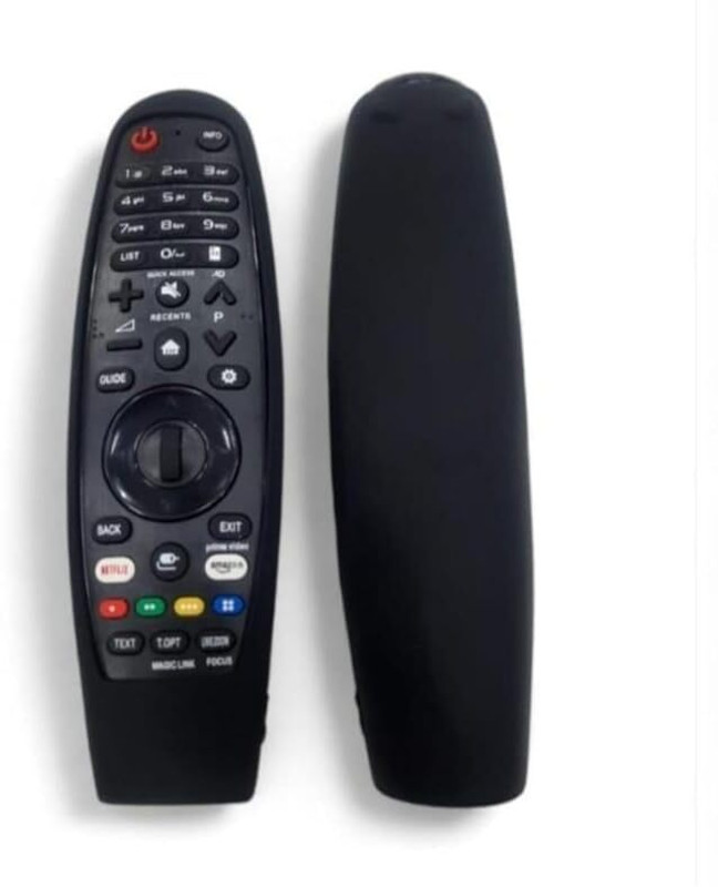 LUNAGARIYA Flip Cover for Protective Cover for JIO Hybrid STB Remote, Silicone Cover Holder Black(Black, Silicon)