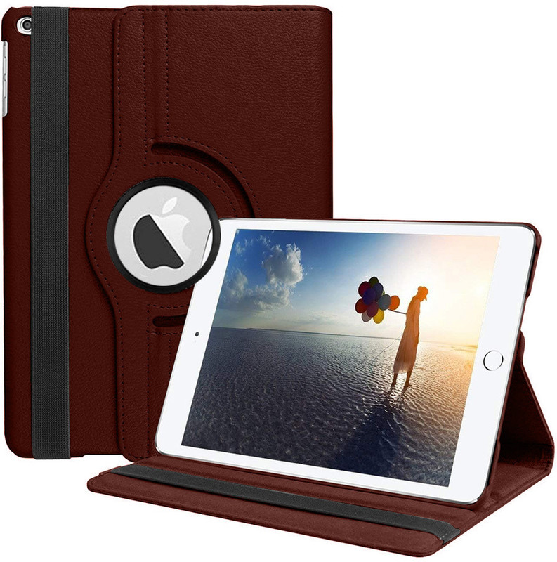 Casotec Flip Cover for iPad 10.2 inch 2021 9th, iPad 10.2 inch8th, iPad 10.2 inch7th Gen(Brown, Pack of: 1)