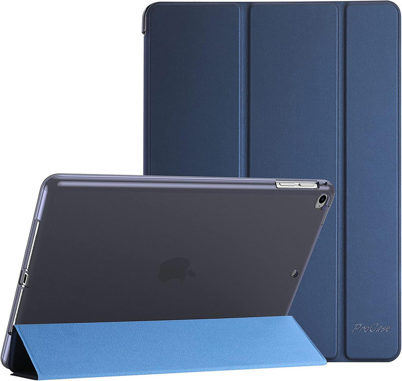 Casotec Flip Cover for iPad 9.7 inch 5th, iPad 9.7 inch 6th Gen Air 1, 6th Gen Air 2/A1822/A1823/A1893/A1954(Brown, Pack of: 1)