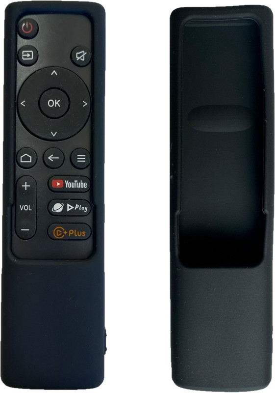 LUNAGARIYA Flip Cover for BPL LED TV Remote(Black, Silicon)