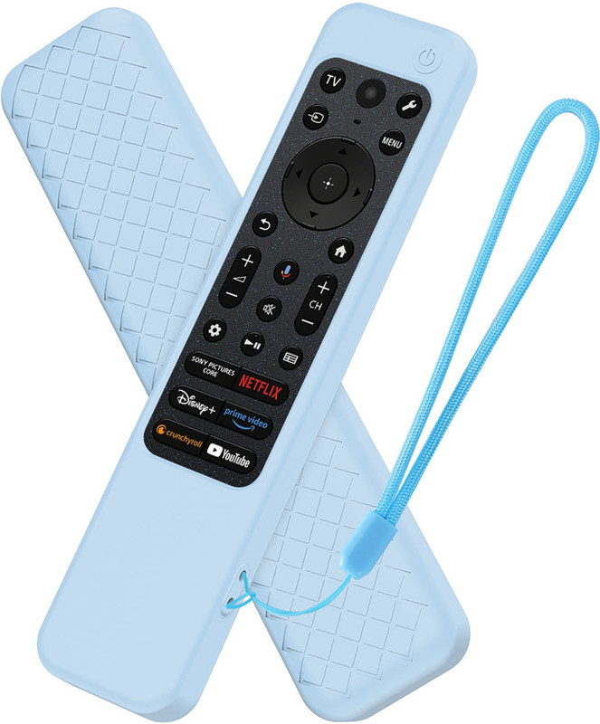Cotbolt Front & Back Case for Sony TV Voice Remote RMF-TX811D / TX800U 2022-2025 BRAVIA Series TV Remote Cover(Blue, Silicon)