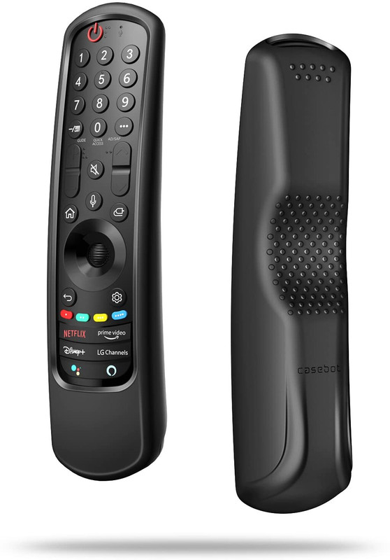 TIZOQ Front & Back Case for LG AN-MR21GA(2021), LG MR22GA(2022), LG MR23GN(2023), Smart Magic Remote Control(Black, Flexible, Silicon, Pack of: 1)