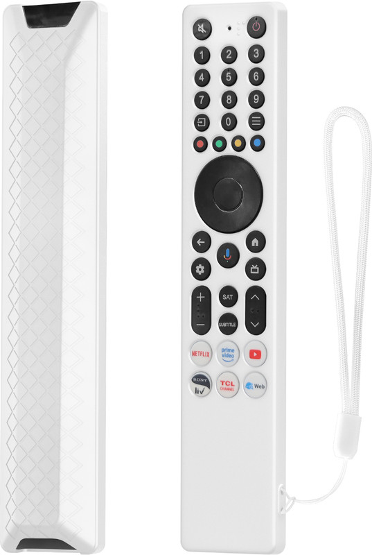 Cotbolt Front & Back Case for TCL, Google(White, Silicon)
