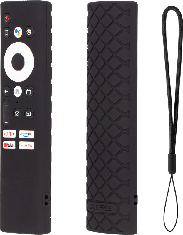 CALDIPREE Front & Back Case for LG Smart TV Remote Cover(Black, Silicon)