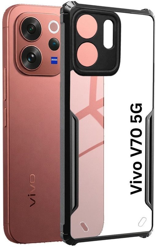 Hydbest Pouch for Vivo V70 Elite 5G(Black, Grip Case, Pack of: 1)