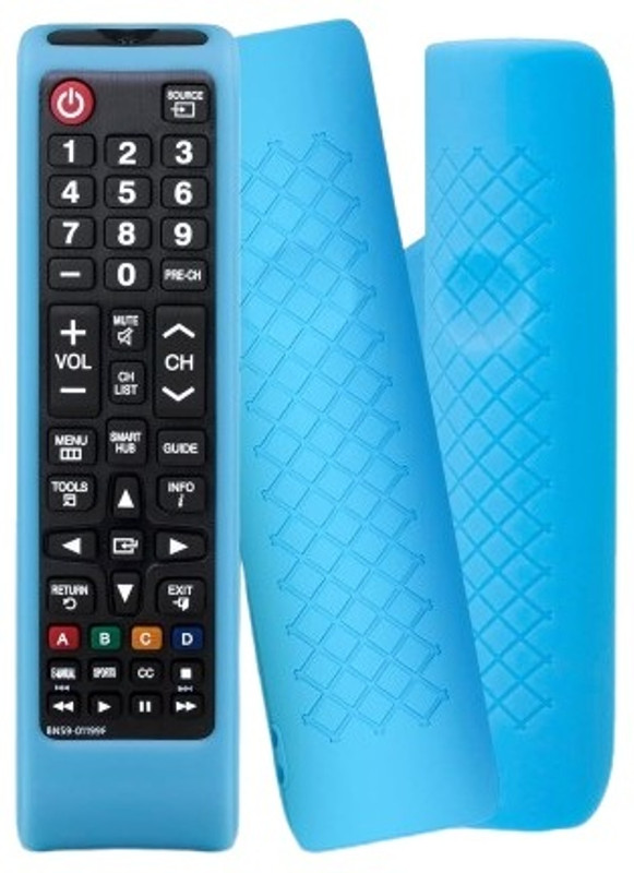HDF Front & Back Case for Samsung BN59-01199F TV Remote, BN59-01289A, BN59-01301A, BN59-00741A, BN59-01315A TV Remote(Blue, Waterproof, Silicon, Pack of: 1)