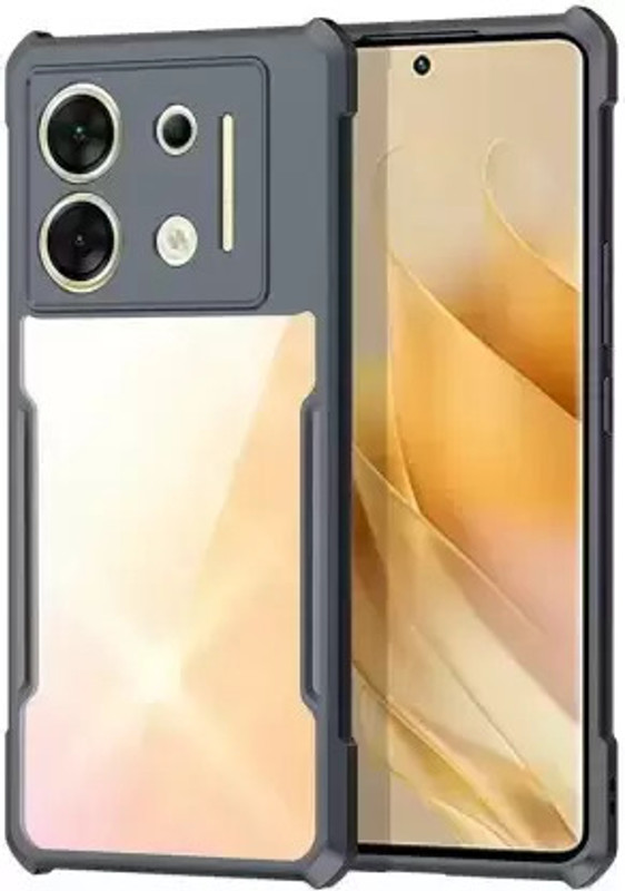 jpmobilecases Pouch for Infinix Zero 30 5G,Transparent,a13(Black, Camera Bump Protector, Plastic, Pack of: 1)