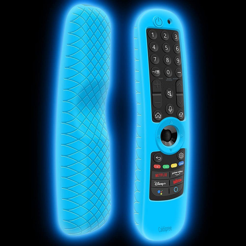 CALDIPREE Speaker Case Cover for Compatible with LG AN-MR21GA Magic Remote 2021 Shockproof Cover(Green, Silicon)