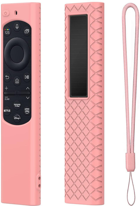 Cotbolt Front & Back Case for Samsung Smart TV Remote Control 2022-2025 TM2280E QLED TV BN68-13897A(Black, Silicon)