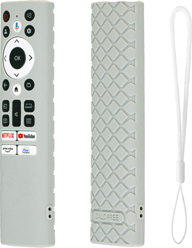 CALDIPREE Front & Back Case for Acer Tv Remote Advanced I Series ,V Series , H PRO Series Tv Remote Protective Cover(Black, Silicon)