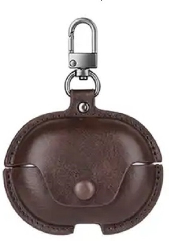 Colorcase Leather Latch Earbuds Case For OPPO Enco Air 2(Dark Brown Compatible For Oppo Enco Air 2i)