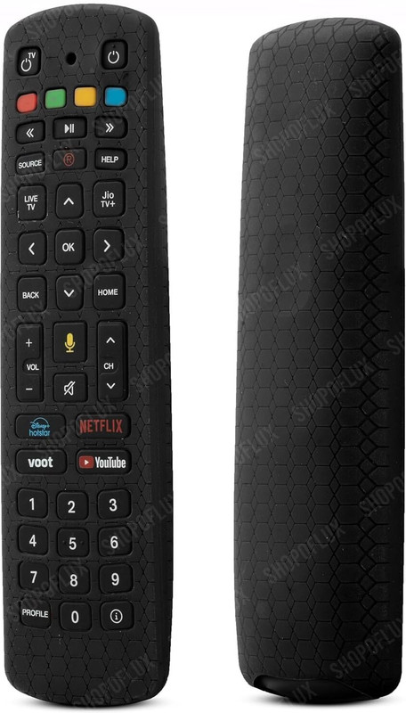 Shopoflux Front & Back Case for Silicone Remote Cover Compatible for Redmi 4k Ultra, Xiaomi OLED, Xiaomi 5A Series TV(Red, Dual Protection, Silicon, Pack of: 1)