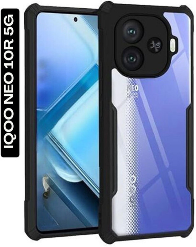 MIRUS Pouch for iQOO Neo 10R 5G(Black, Grip Case, Polycarbonate)