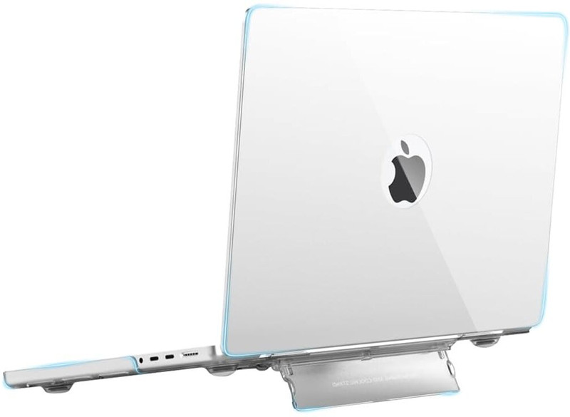 Zomei MacBook Air Case 13.6 Inch Ergonomic Stand Transparent PC Laptop Skin Compatible for 13.6 inch(Theme: Solids)